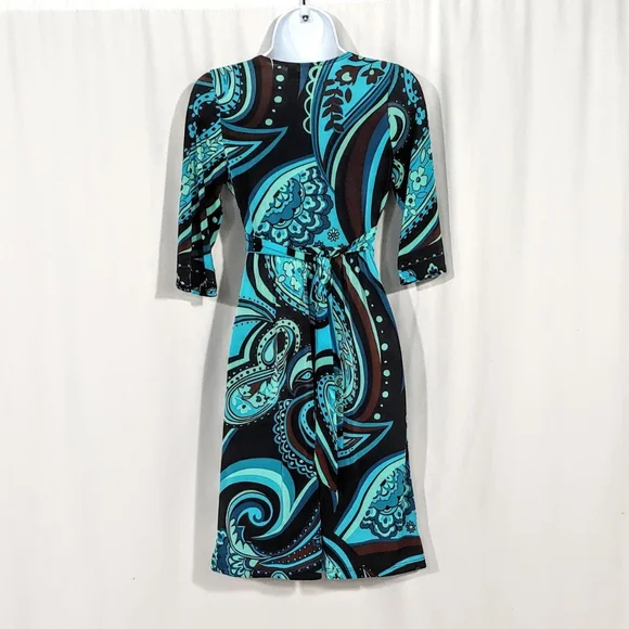 2000s vintage tie back midi dress - Picture 2 of 6